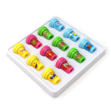 12 Pc Stamp Set used in all types of household places by kids and children’s for playing purposes.