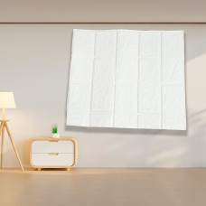 3D Adhesive wallpaper for living room. Room Wall Paper Home Decor Self Adhesive Wallpaper Mix Color & Design / 1 Pc)