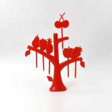 6 Pc Fruit Fork widely used for fruits and vegetable salads while eating them, because of its pointed easy pickup shape and all.