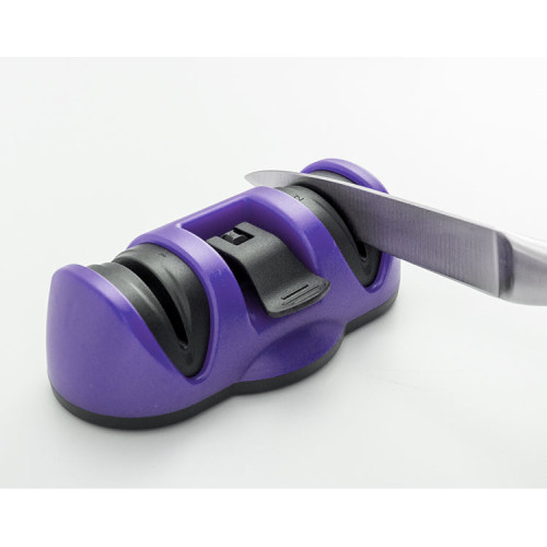 Manual Knife Sharpener 2 Stage Sharpening Tool for Ceramic Knife and Steel Knives