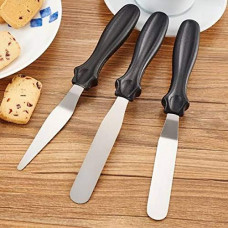 Multi-function Cake Icing Spatula Knife - Set of 3 Pieces